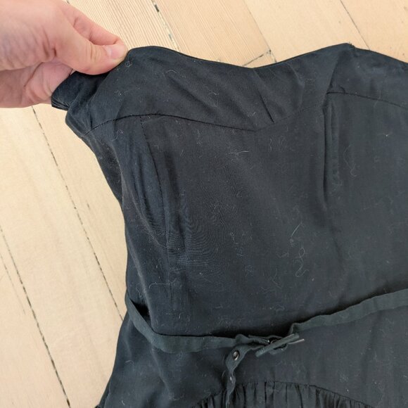 Maeve for Anthropologie black strapless dress - Picture 3 of 14